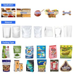 Customized Horizontal Doypack Premade Pouch Packing Machine with PLC Control