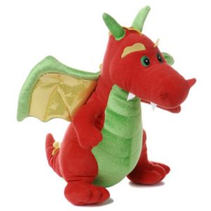 China Red Winged Dino Dragon Plush Toys on sale
