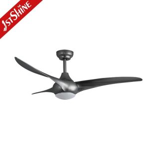 Sliver Plastic Blades WIFI Control LED Ceiling Fan with 2- and 4000k Color
