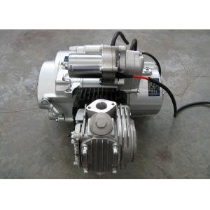 Siver Color Motorcycle Engine Assembly , 50CC Motorcycle Engine Manual Clutch