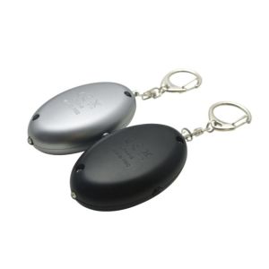 Egg Self Defence Keychain 110mA 130DB LED Personal Safety Alarm For Women