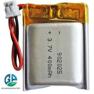High Capacity Li Ion Polymer Battery Pack 902025 400mah for Cell Phones Smart