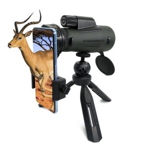 Long Distance High Definition 12x56 ED Lens Monocular Telescope For Mobile Phone