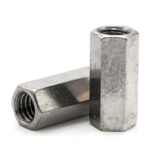 Galvanized Lengthened and Thickened Welding Connecting Nut in 304 Stainless