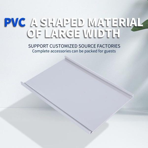 Hotel Plastic Profile UPVC Window Profiles High Temp Resistance PVC Extrusion