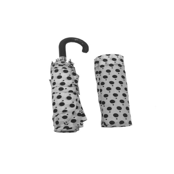 Quality Lightweight Folding Umbrella , Three Fold Umbrella Aluminum Frame J Handle wholesale