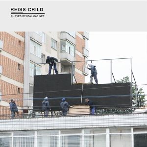 1R1G1B P8 200w/m² 6000cd/m² Double Side LED Screen