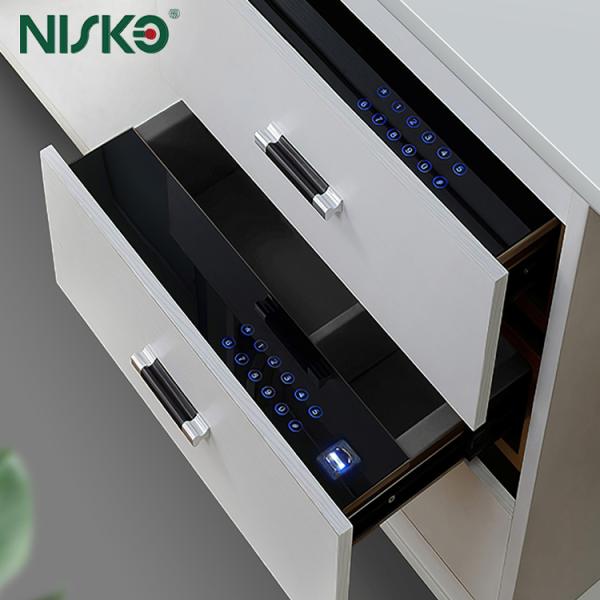 Quality Smart Touch Screen Password Drawer Safe Box with Fingerprint Lock Wardrobe Accessories  wholesale