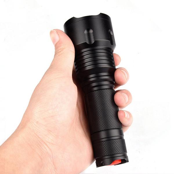 High power rechargeable LED tactical flashlight, 5 modes LED Emergency