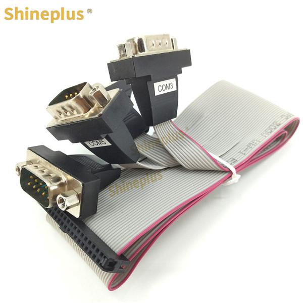 Quality 42Pin to DB9 male one tow four serial wire data baffle wire to DB9 equipment industrial harness wholesale