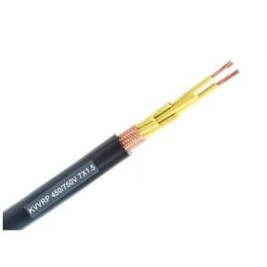 Flexible Control Cable PVC Insulated& Sheathed Braid Shield Screen 450 / 750V CU