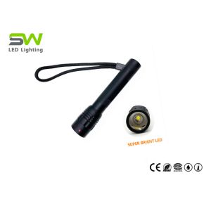 230 Lumen 3w AA Battery Powered LED Zoom Flashlight Camping Aluminum LED Torch