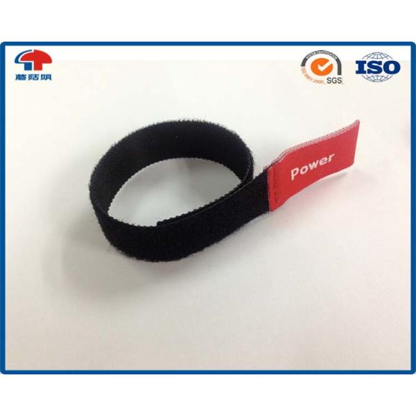 Quality Marker Reusable Hook Loop Cable Ties Wrap 6" L Black , hook loop tape Cable Management wholesale