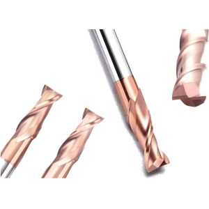 2 Flute CNC End Mill Cutter / High Feed Extra Long Reach Carbide End Mills