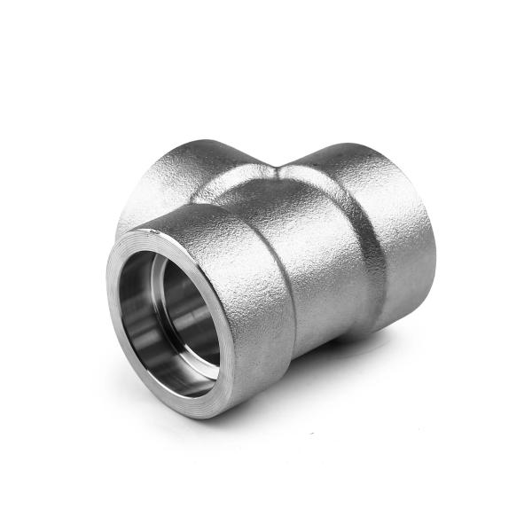 Quality ANSI/ASME Stainless Steel Carbon Steel Socket Welding Tee Customizable Sizes & Material  Industrial Grade wholesale