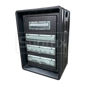Syntax MD4 Three Phase 125A Power Distro Box In PE IP67 With Schneider Breakers