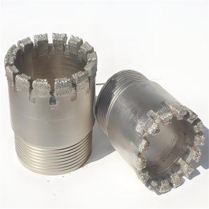 Exploration Electroplated Diamond Drill Bit AISI Standard For Medium Hard Layer