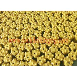 Yk05 45crnimova Rock Drill Bits 36mm 7 Buttons For Mining / Blasting