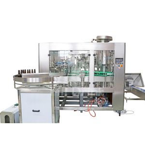 1000B/H Bottled Beer Filling Machine Balance Pressure Filling Electric Driven