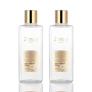 clear Plastic Screw Top Bottles PETG material 53mm width 156mm height