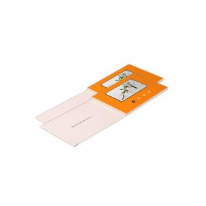 8GB LCD Invitation Card Foldable Greeting Card With Video Screen