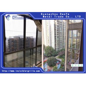Cheap Modern Easy Cleaning Balcony Invisible Grille With Burglar Proof Solution for sale