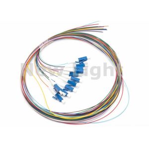 LC / UPC SM 12 Core Single Mode Fiber Optic Cable Color Coded Fiber Optic