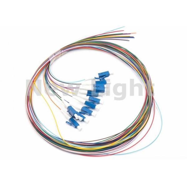 LC / UPC SM 12 Core Single Mode Fiber Optic Cable Color Coded Fiber Optic
