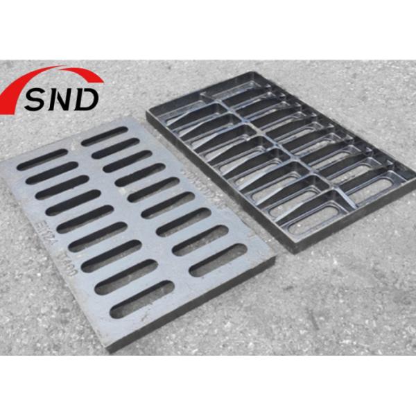 Quality Single EN124 Standard Cast Iron Gully Grate Painting Surface Square Shape wholesale