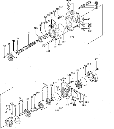 0682325 Oil Seal Hitachi Parts EH5000AC-3-C EX1100-3 EX1200-5 EX1200-5C EX1200-5D