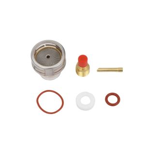 WP9 20 Welding Torch Pyrex Glass Cup Kit 16 54NQCN 2.4MM Gas Lens Wedge Collect