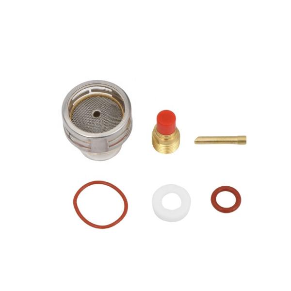 WP9 20 Welding Torch Pyrex Glass Cup Kit 16 54NQCN 2.4MM Gas Lens Wedge Collect
