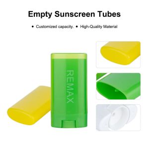 15g Oval-shaped and smooth sunscreen stick with odor-fighting properties