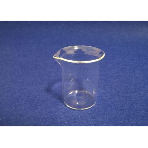 Transparent Fused Quartz Glass Beaker 50ML With Spout Custom Service Available