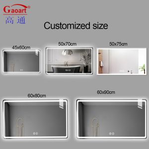 Custom Full Length Decor Led For Bathroom Mirror Modern Design Style Lighted