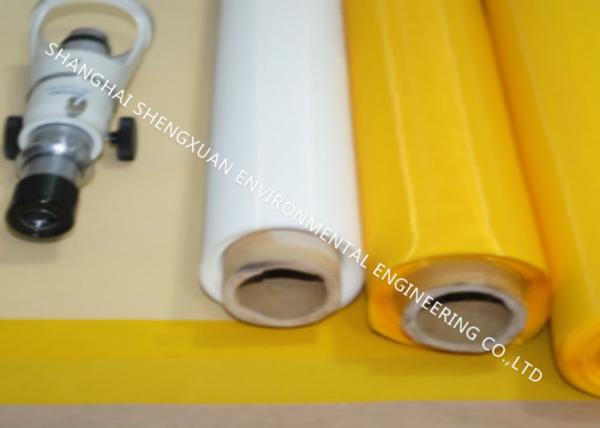 Quality 55T / 77T / 120T Silk Screen Mesh Roll In 127cm Width Without Damage To Thread wholesale