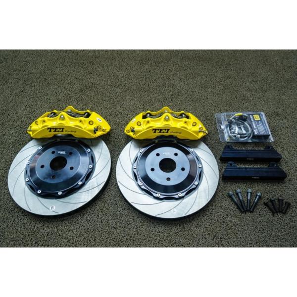Front Brake Caliper Kit With 378x32mm Vented Disc Rotor For HIGHLANDER 2009-2021