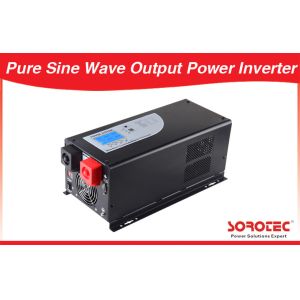 Cheap LCD 230VAC Solar Power Inverters FCC 50Hz - 60Hz Sinusoidal for sale