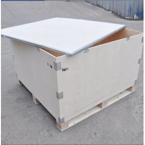 Heat Treated Wooden Crate Box Stackable Wooden Shipping Crates