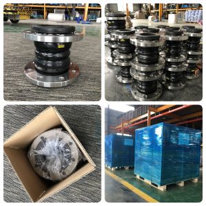 3 6 Flanged Rubber Expansion Joint Ansi 150lb Din Pn16 Galvanised Flange Full