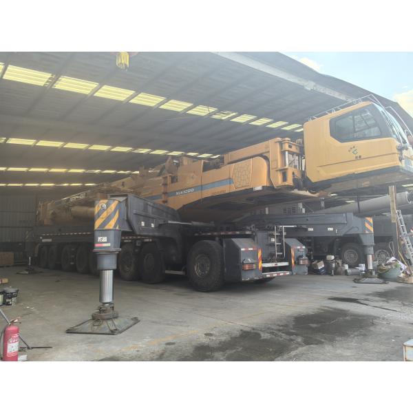2018model XCA1200-1 all terrain crane Engine: Benz OM502LA+Benz OM460LA Transmission: ZF Axle Brand: German KESSLER Total Counterweight: 170 Tons Main