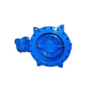 PN16 PN25 Double Eccentric DI Butterfly Valve Flange Type
