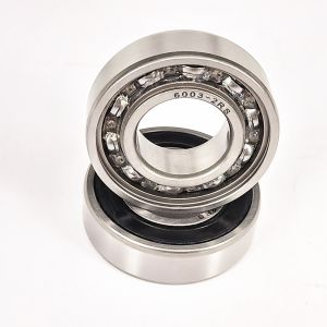 High Strength Gcr15 Deep Groove Ball Bearing 6003 Open Z2V2 P6 ABEC3 For Machine