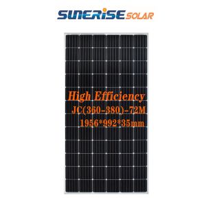 Cheap 72pcs 370w Monocrystalline Solar Cell for sale