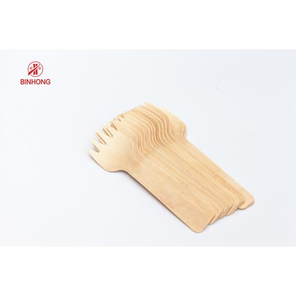 Quality 160mm Biodegradable Disposable Birch Wood Cutlery Fork wholesale