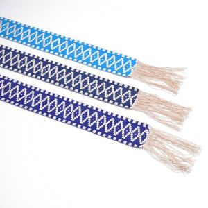 Cheap 4cm Thick Pattern Cotton Custom Jacquard Webbing for sale