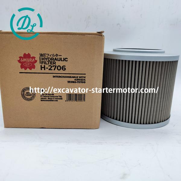 EexcavaStart Sakura H-2706 Hydraulic Filter for Excavator OEM 172162-73700