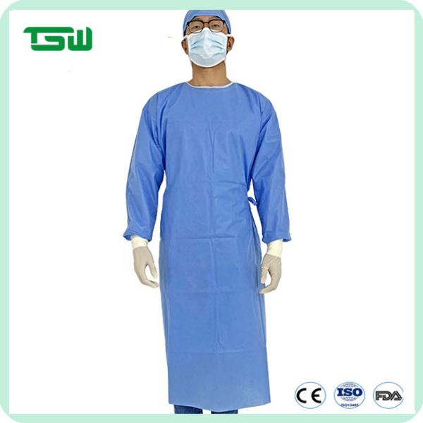 Quality Surgeon 45g 60g SMS SMMS Disposable Surgical Sterile Gowns wholesale