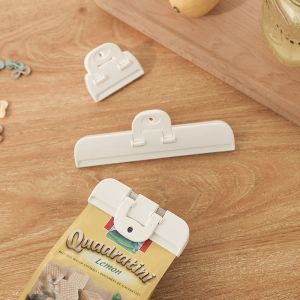3pcs small medium and large Size Bag seal Clips Foods Snacks Bag Paper seal