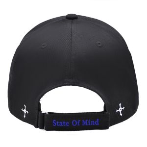 Embroidered Logo Six-Panel Baseball Cap with Constructured Front Panel